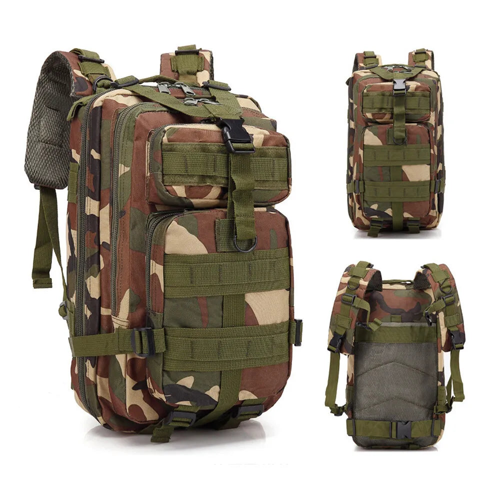 Military Tactical Backpack Molle Rucksack Bug Out Bag For Survival
