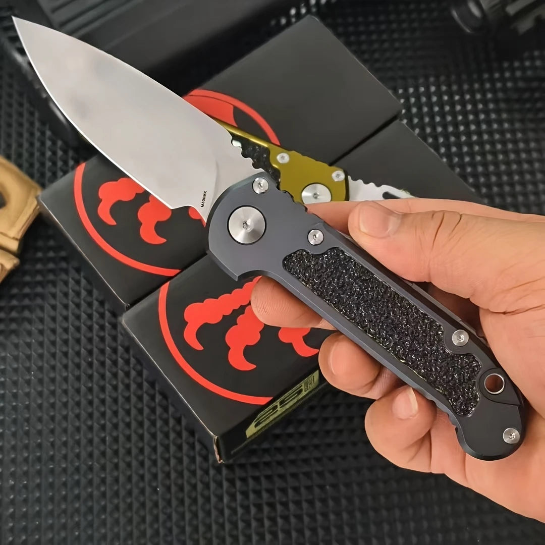 LUDT Gen III Quick-Open Pocket Folding Knife Outdoor Camping Knife Multi-Purpose EDC Tool for Survival Fishing Everyday Carry