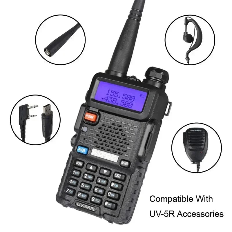 Baofeng UV-5R Dual Band Walkie Talkie 8W Long Range