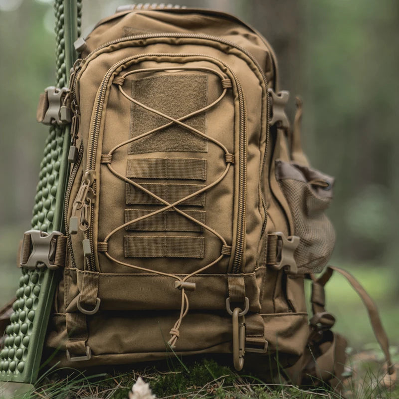 LQARMY Unisex Tactical Backpack Outdoor Hiking Camping Rucksack