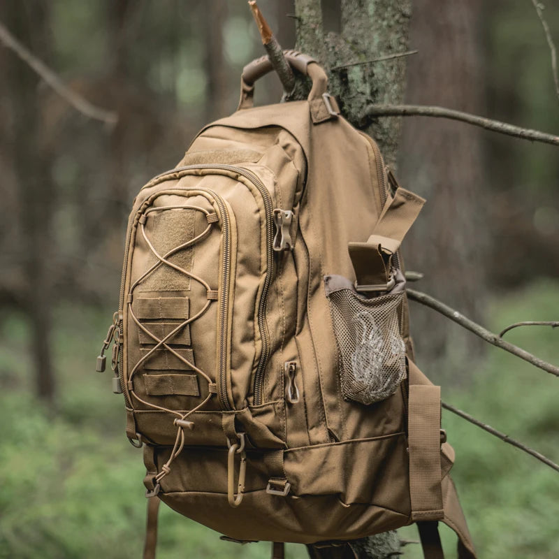 LQARMY Unisex Tactical Backpack Outdoor Hiking Camping Rucksack