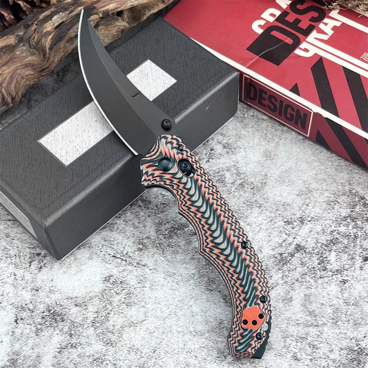 The BM 865 Is A Daily Portable EEDC Folding Knife with A D2 Steel Blade and A G10 Handle and It Is An Outdoor Camping Tool