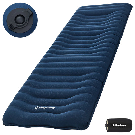 KingCamp Ultralight Inflatable Sleeping Pad For Camping And Hiking Carry Bag