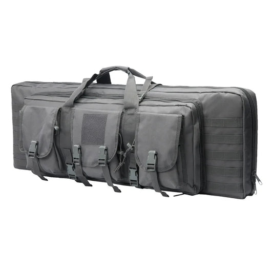 LQARMY Tactical Double Rifle Case With MOLLE Gun Bag