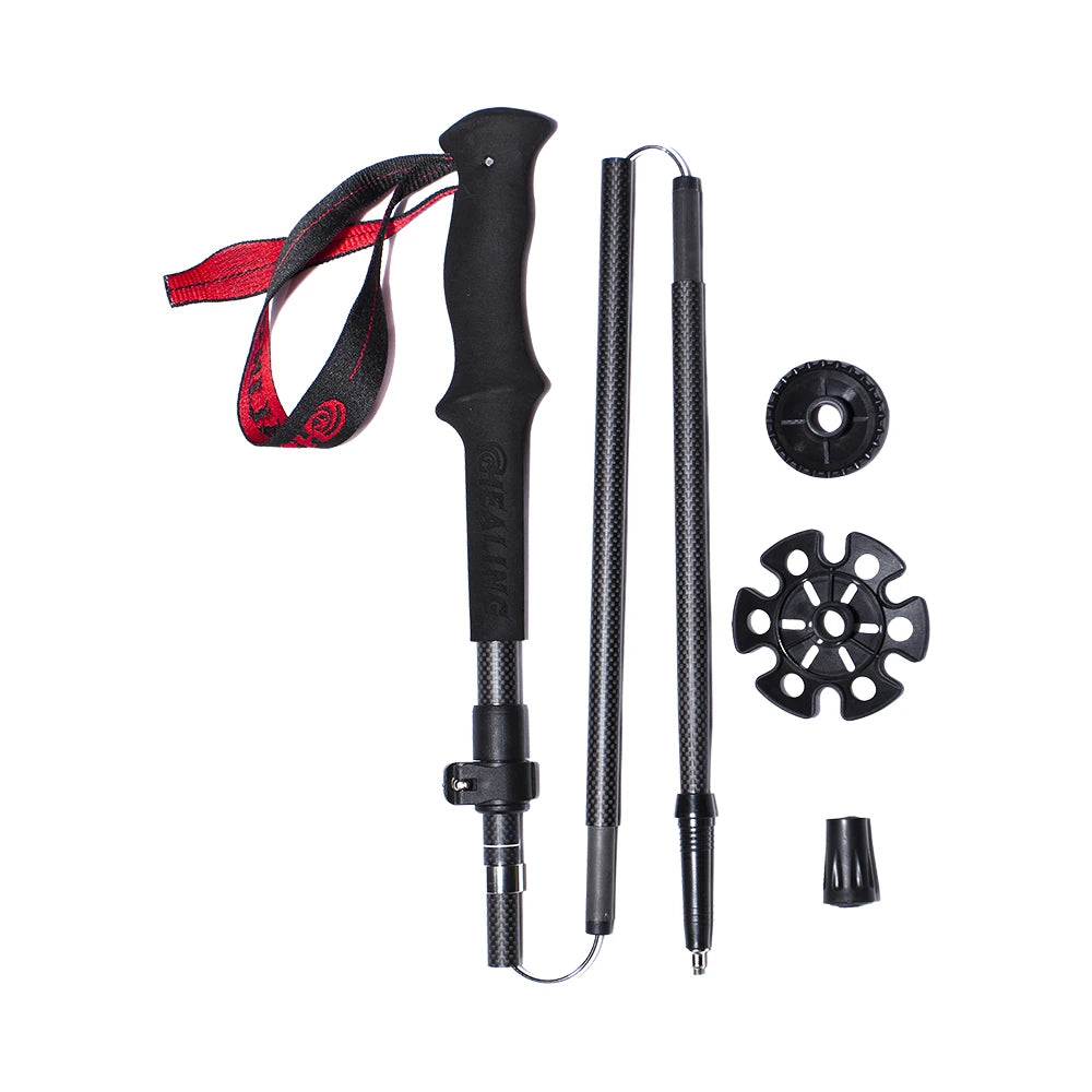 OKHEALING CN Ultralight Carbon Fiber Trekking Poles
