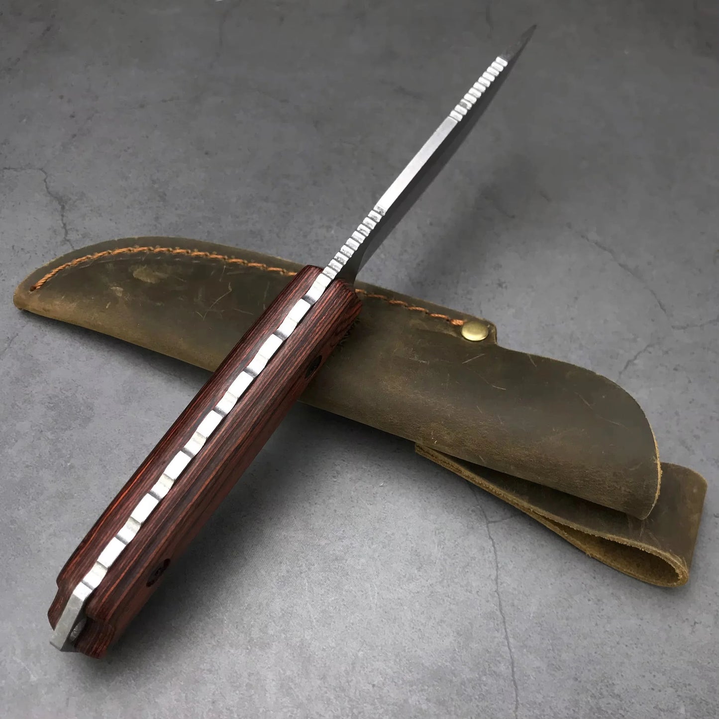 BM 15002 Hunt Saddle Mountain Skinner Fixed Knife CPM-S30V Steel Blade Hiking Survival Rescue Tactical Knife Wooden Handle