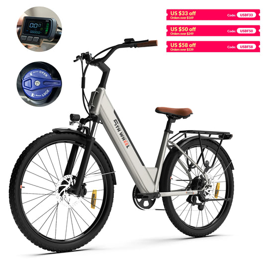 Fifth Wheel AB18 Electric Commuter Bike For Urban Adults