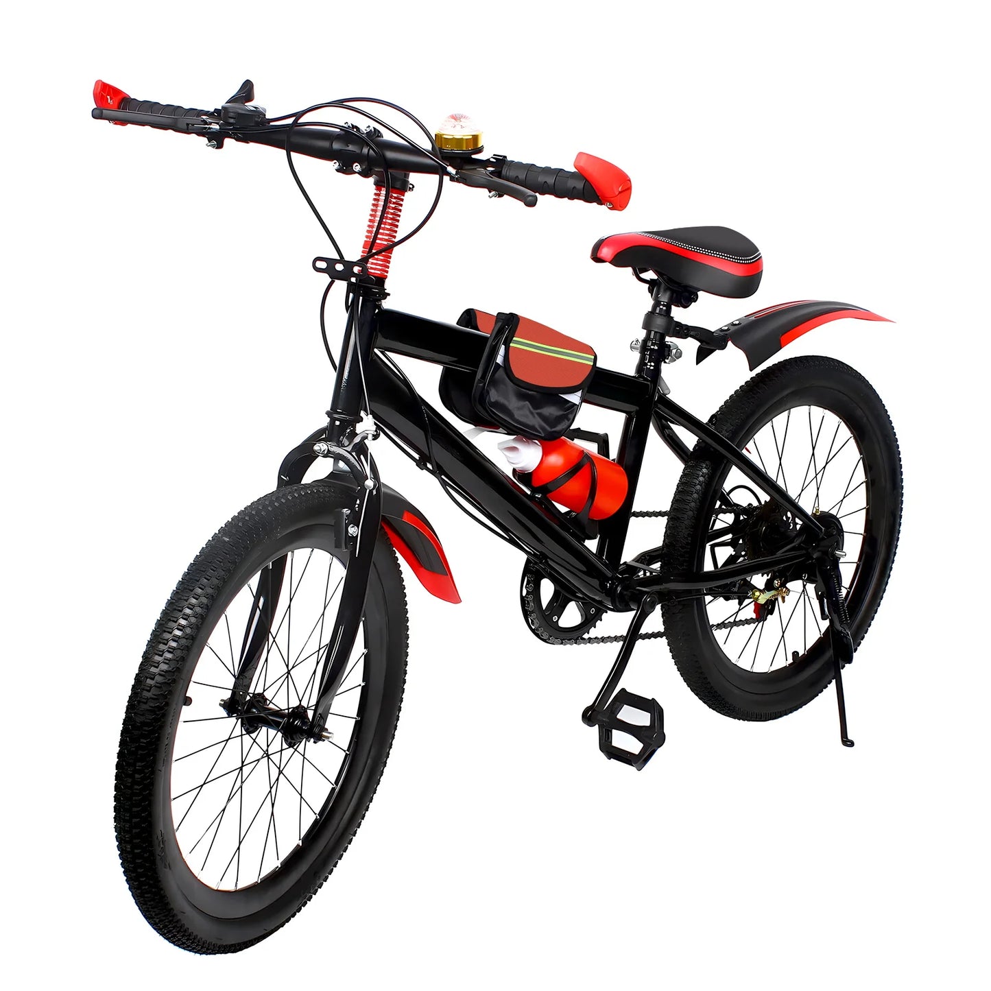 20In 7 Speeds Mountain Bike Adjustable Height Kids Bicycle for Boys, Girls Suit for 130-150cm