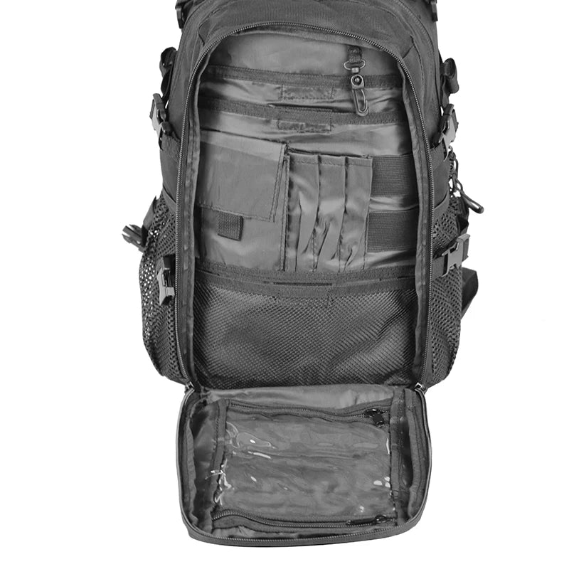 LQARMY Tactical Backpack Molle Assault Rucksacks for Outdoor Travel