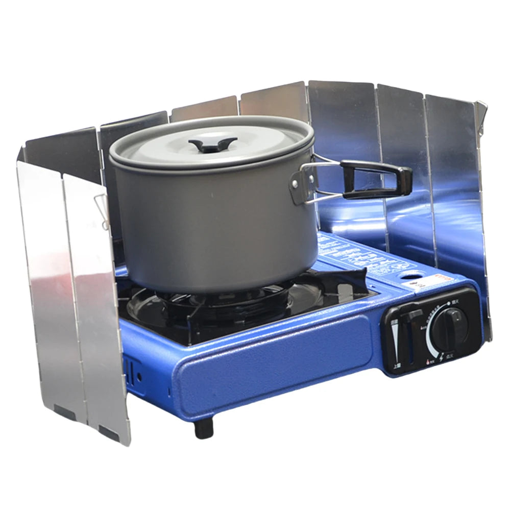 From The Vendor Field Gas Stove Wind Shield Aluminum Foldable