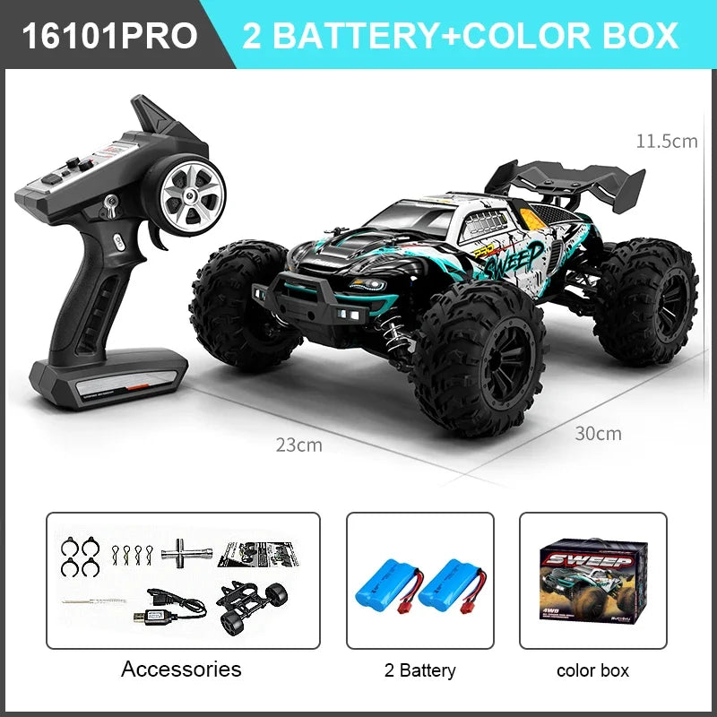 WDSZKMYFCE High Speed 4WD Brushless RC Car Off Road Truck