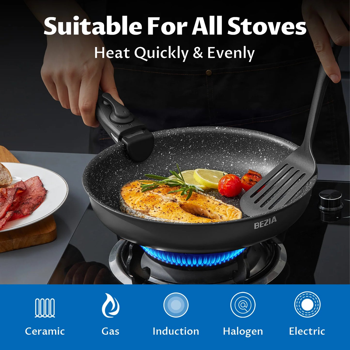 Induction Cookware Set Nonstick Pots And Pans For All Hobs