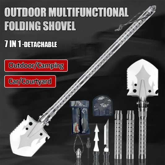 Multi Functional Detachable Foldable Military Electric Shovel Outdoor Survival Equipment Self-Defense Tools Camping Accessories