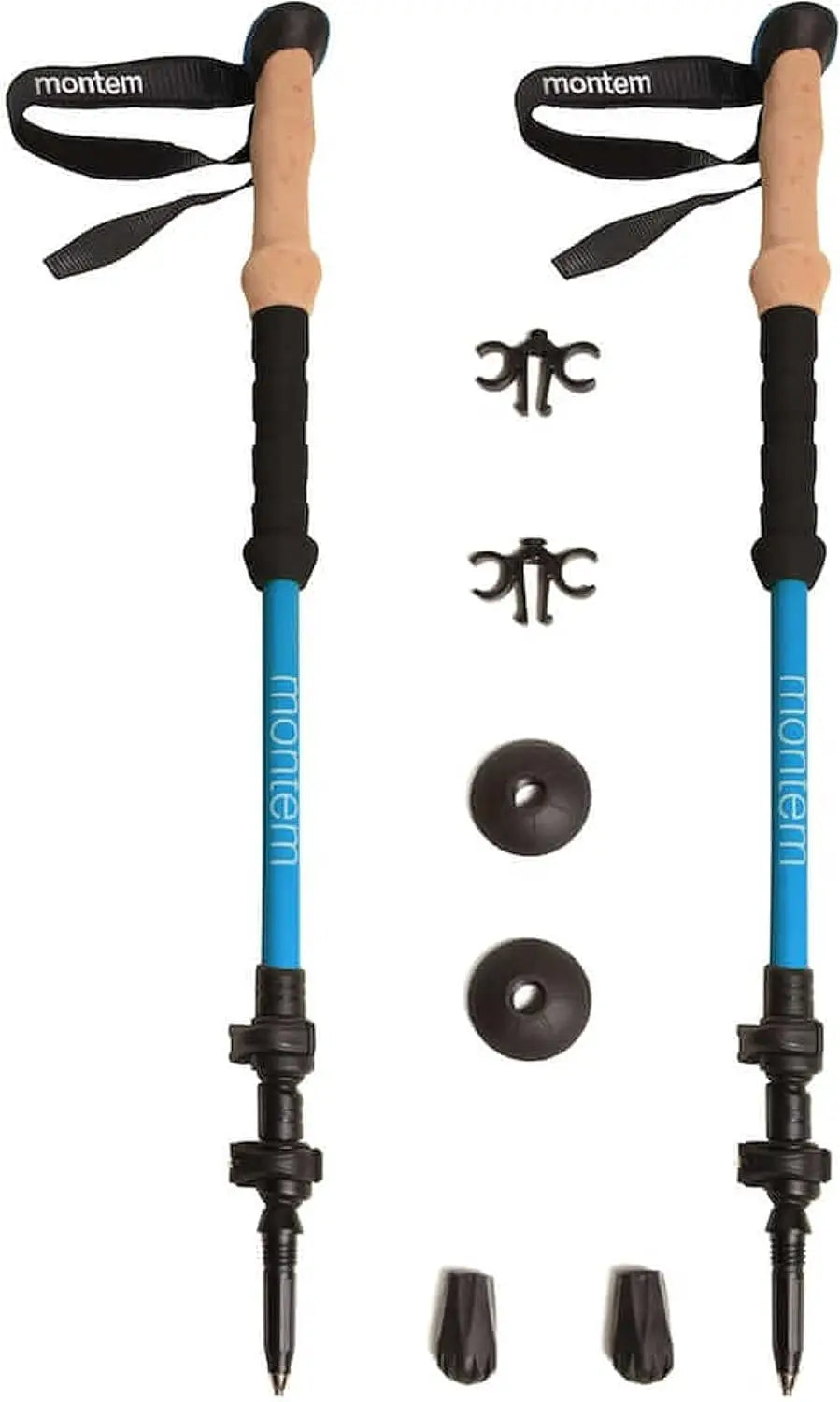 Ultra Light Carbon Fiber Trekking Poles - Adjustable, Foldable & Durable for Hiking and Walking