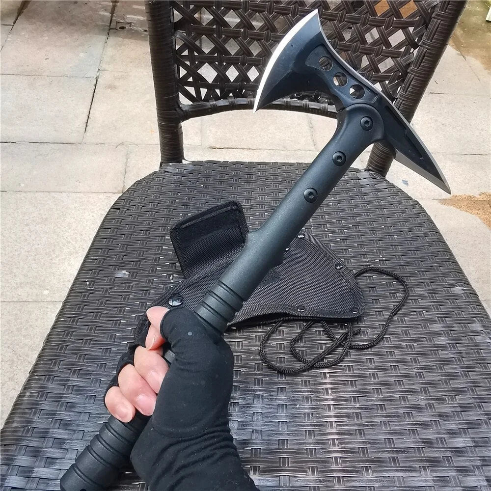Survival Tomahawk Tactical Fixed Blade Hatchet For Camping And Hunting