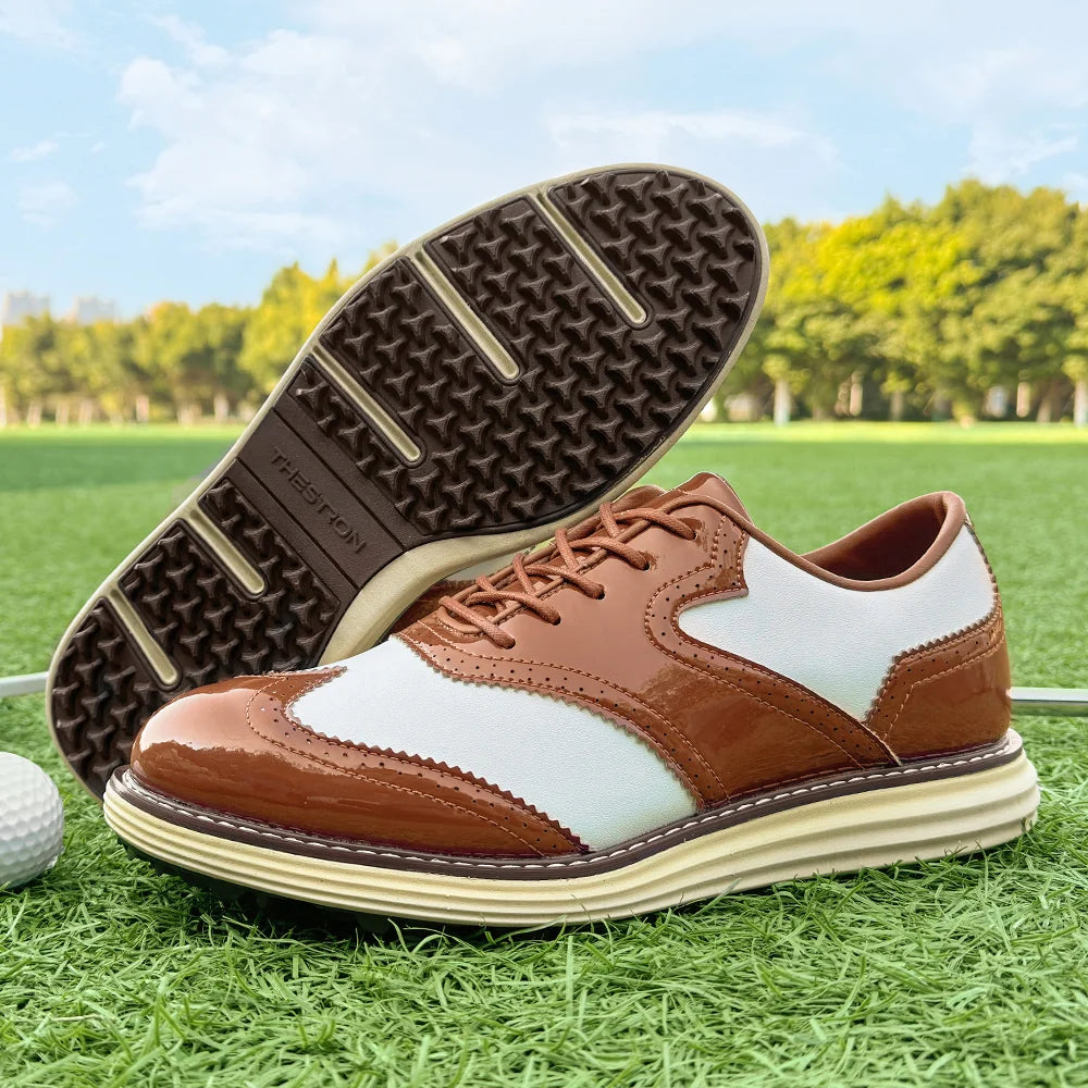 LenoxCN Men Golf Shoes Pro Sneakers Outdoor Footwear
