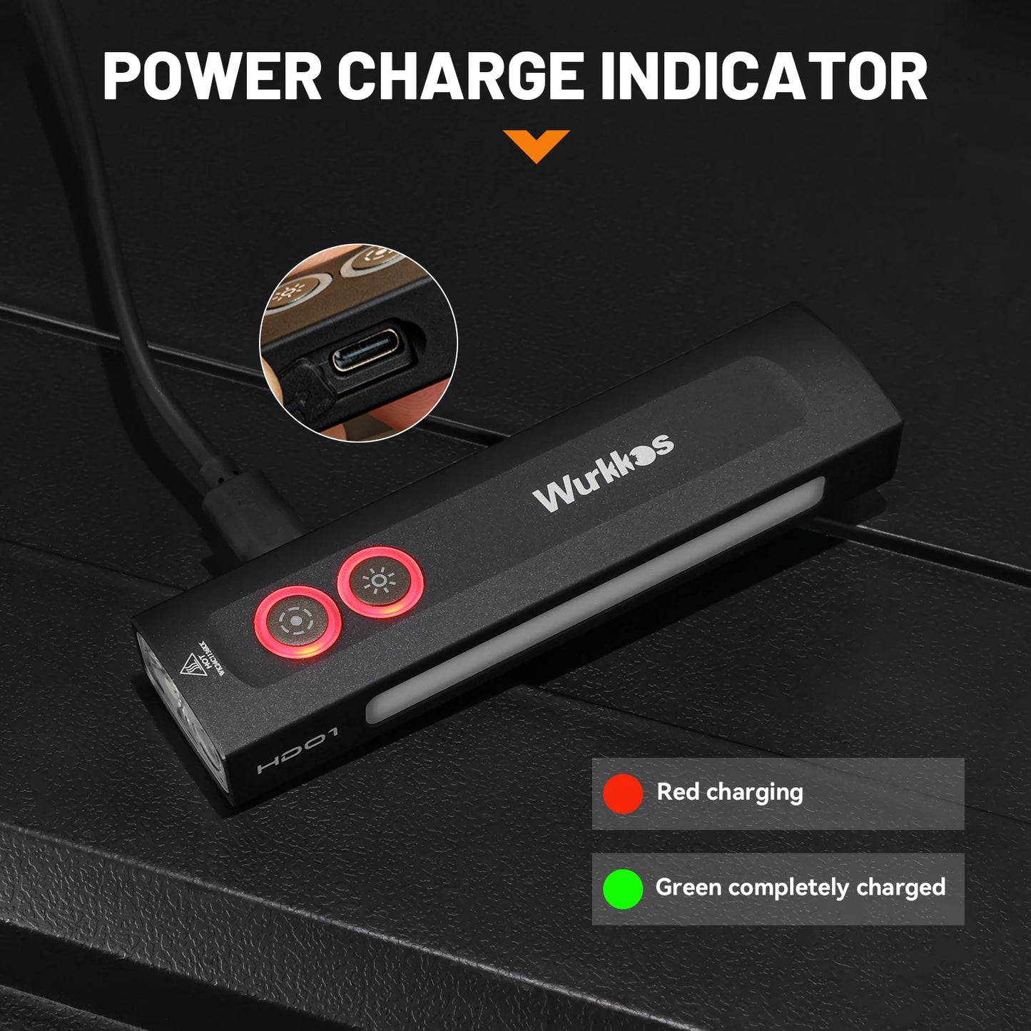 Wurkkos HD01 1200 Lumen Rechargeable Flashlight With RGB