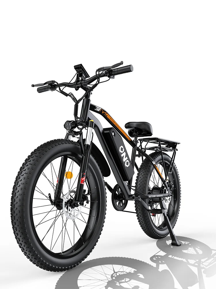 QNQ Q26 Electric Bicycle 1500W Motor 48V15AH Lithium Battery Electric Bike 26 Inch Fat Tire Snow E-bike