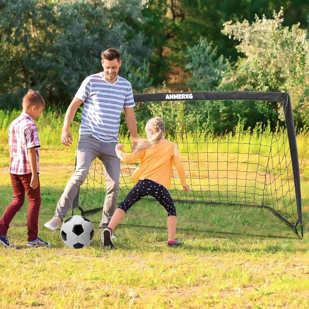 From The Vendor Field Kids Soccer Goal Set Foldable Pump