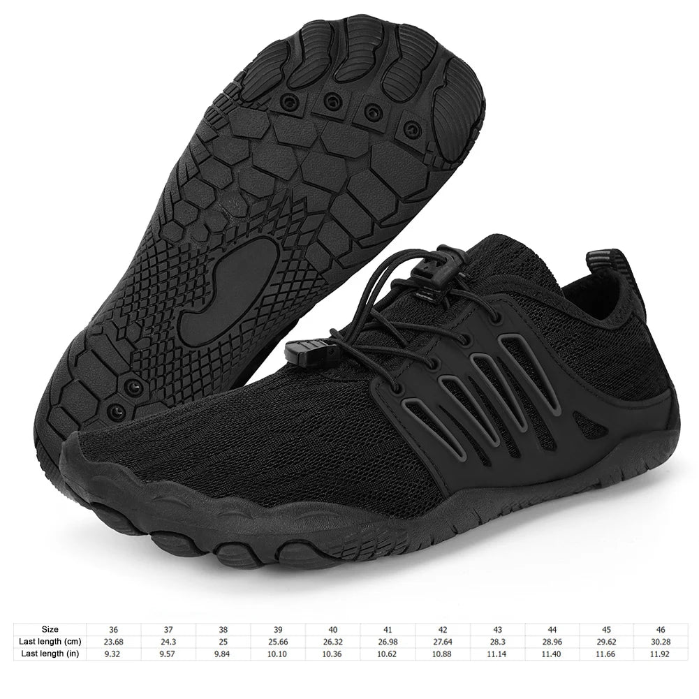 Unisex Water Shoes Lightweight Aqua Shoes Non Slip Barefoot Beach Shoes Quick Drying Casual Swimming Shoes for Water Sports