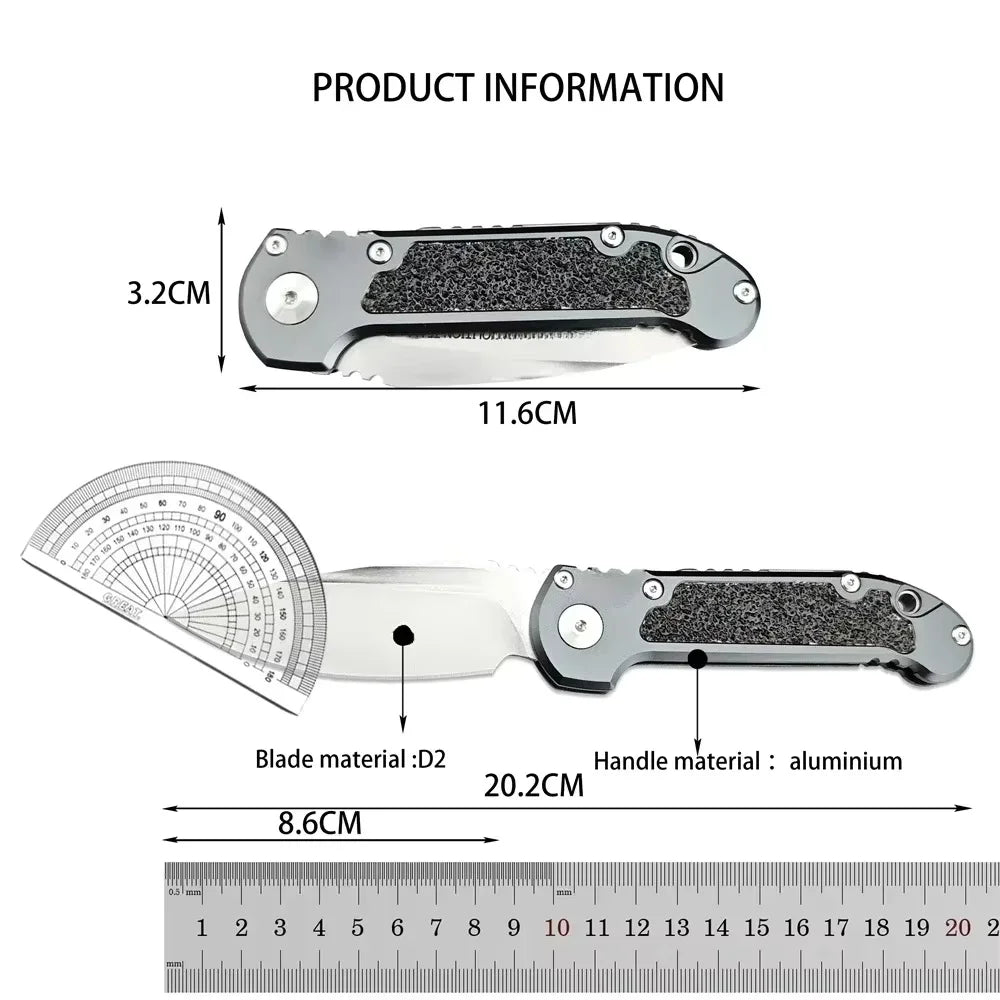 LUDT Gen III Quick-Open Pocket Folding Knife Outdoor Camping Knife Multi-Purpose EDC Tool for Survival Fishing Everyday Carry