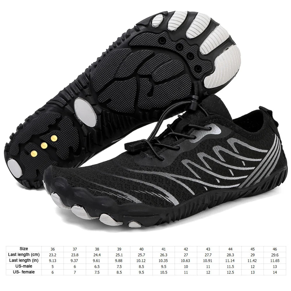 Grounding Shoes with Copper Conductive Grounded Shoes Quick-Dry Breathable Aqua Shoes Flexible Unisex Water Shoes for Men Women