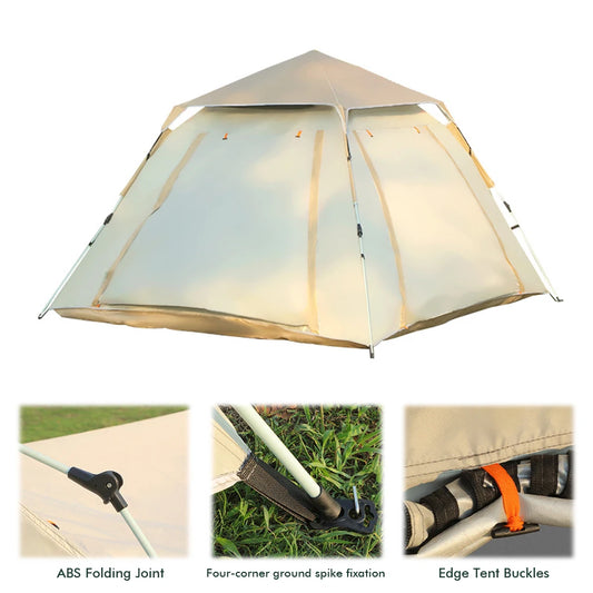 Shunmaii Easy Pop Up Waterproof Camping Tent Quick Opening