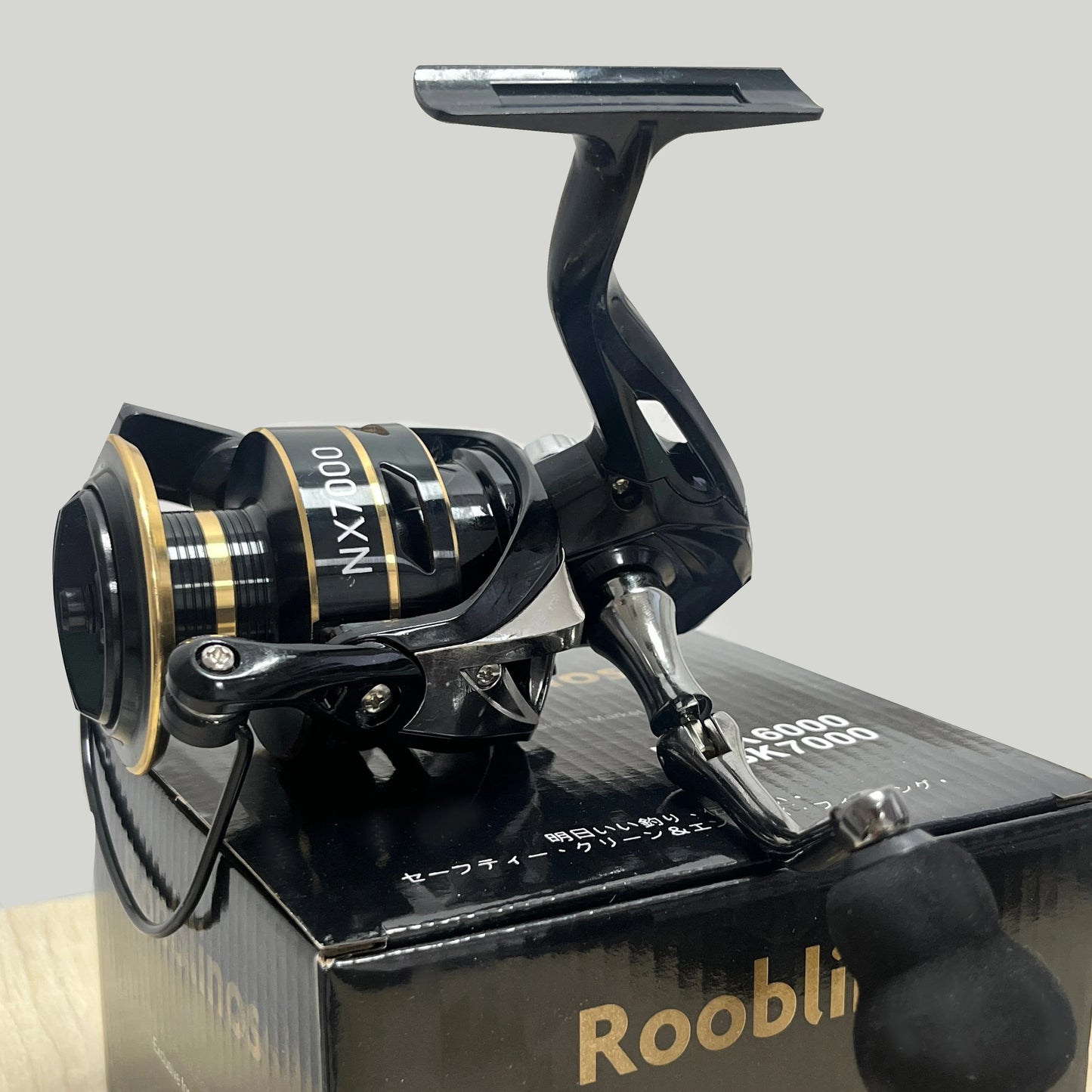 ROOBLINOS NX Fishing Reel Spinning Reel Metal Reel Cup 10KG Max Drag Power Spinning Wheel High Speed Adapt to Any Water Body