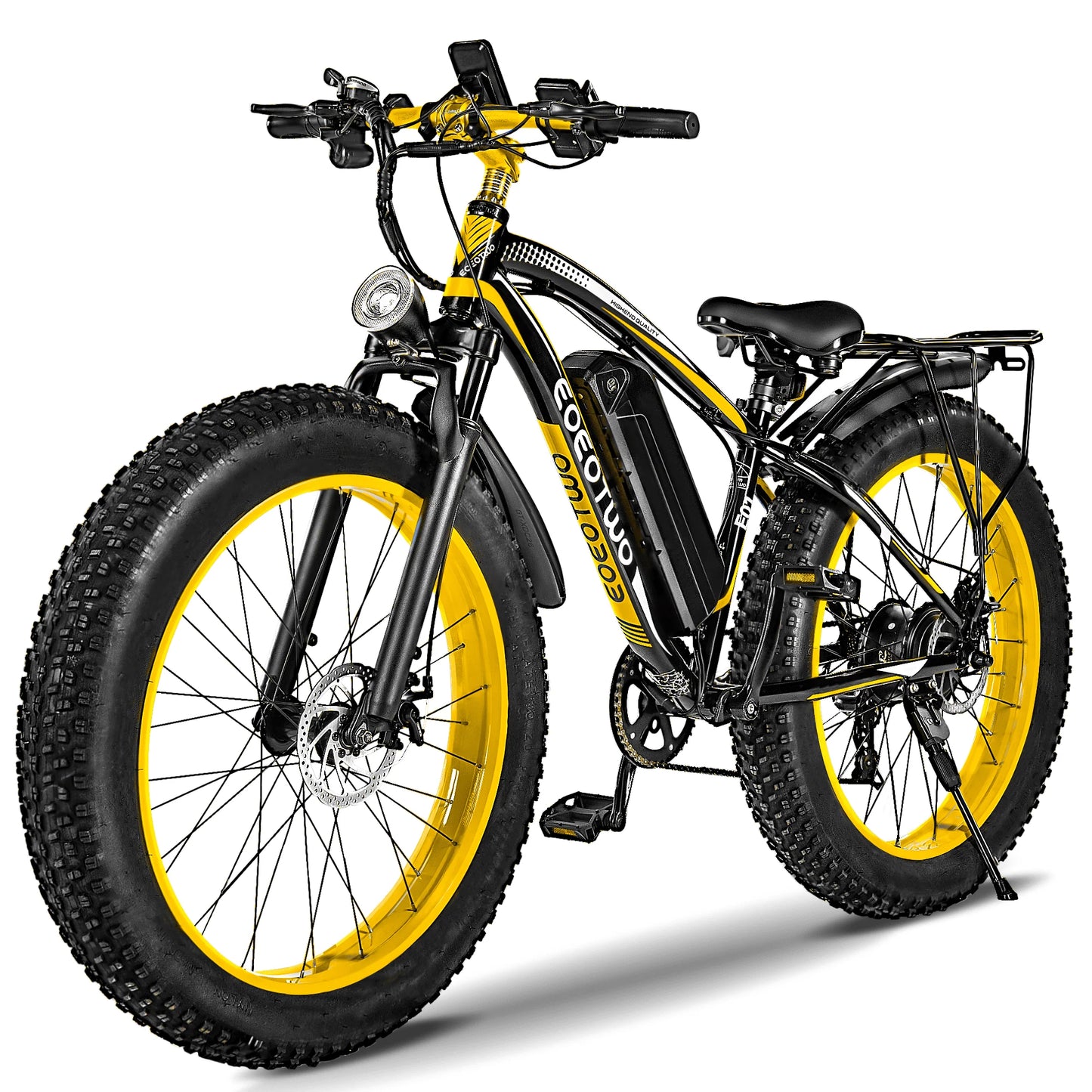 EOEOTWO E01 Electric Fat Tire Ebike 34 MPH For Adults