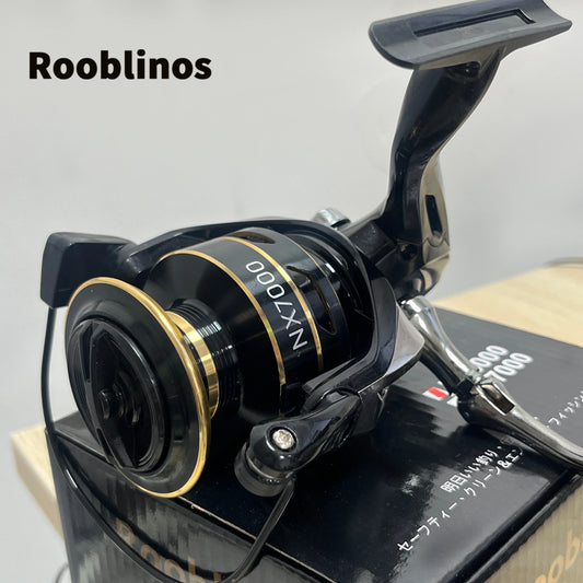 ROOBLINOS NX Fishing Reel Spinning Reel Metal Reel Cup 10KG Max Drag Power Spinning Wheel High Speed Adapt to Any Water Body