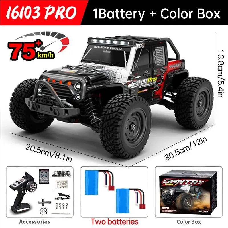 WDSZKMYFCE High Speed 4WD Brushless RC Car Off Road Truck