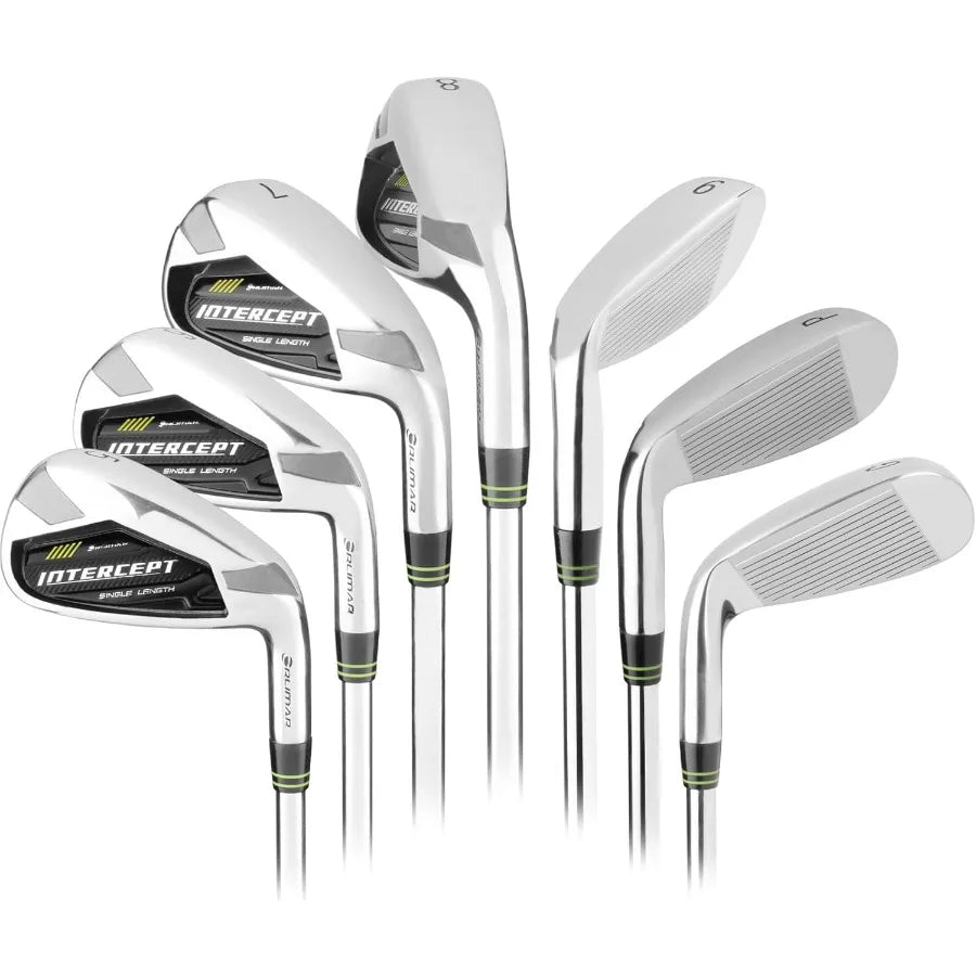 Intercept Single Length Golf Irons Set for Men Right Handed 5-6-7-8-9-PW-GW 7 Clubs