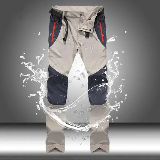 Tactical Waterproof Cargo Pants for Men Quick Dry Outdoor Trousers