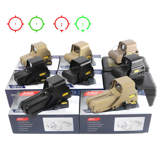 BAIGISH 20mm Rail Holographic Red Dot Sight Riflescope for Airsoft