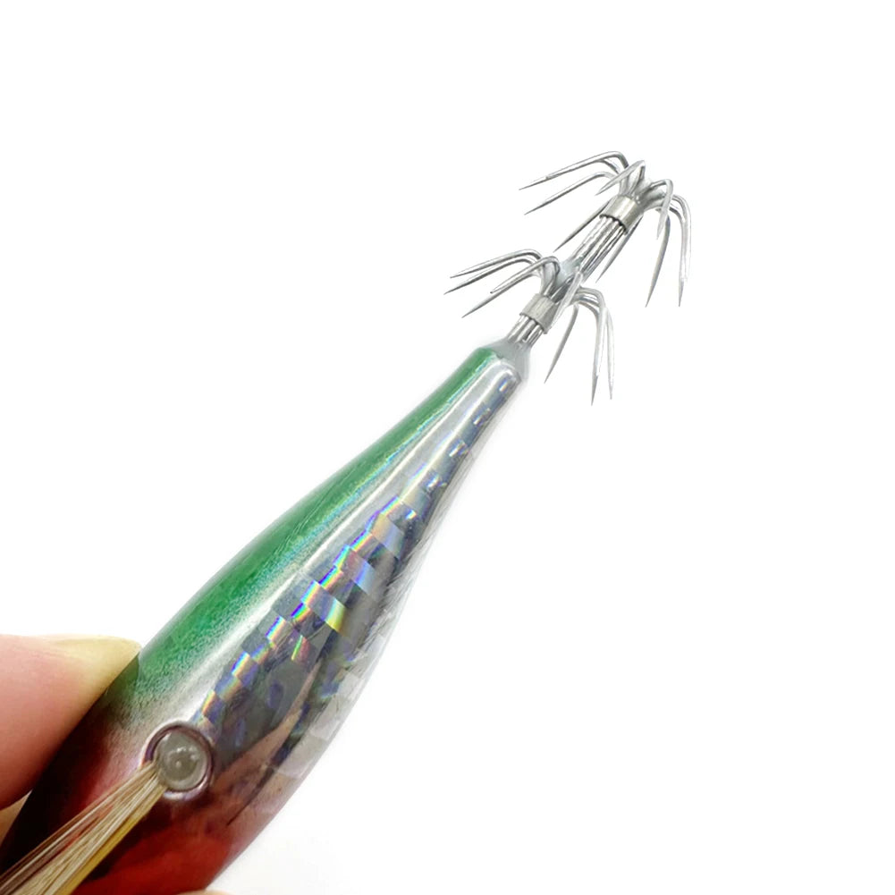Eelhoe Luminous Fishing Bait Squid Jig Lure For Saltwater Fishing