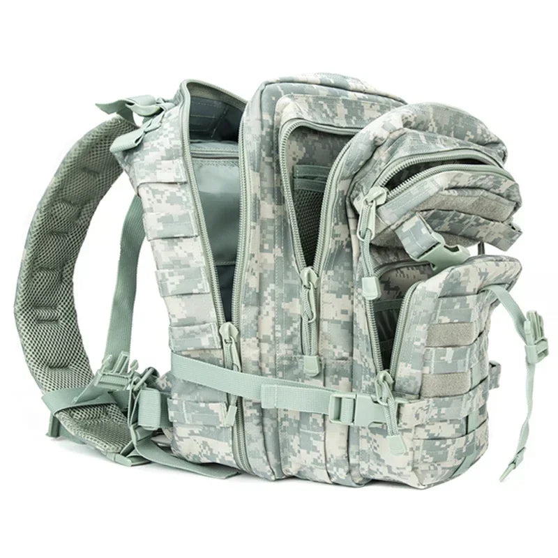 LQARMY Molle Tactical Backpack Rucksack For Hiking Camping Travel