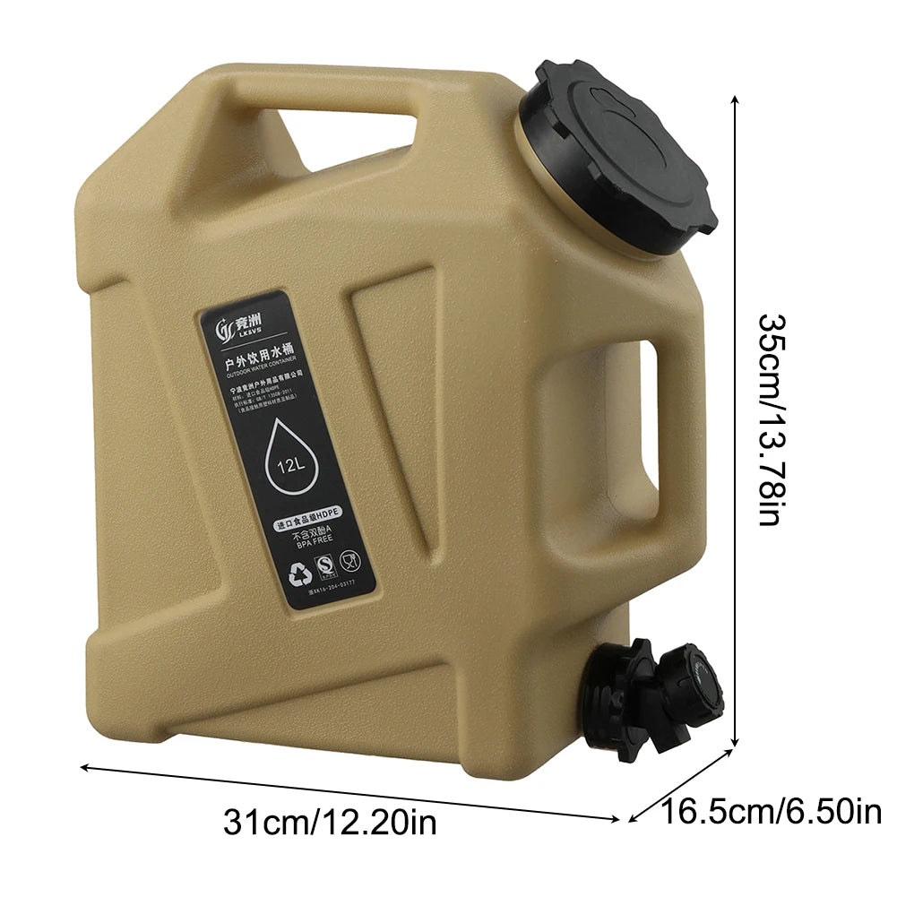 Camping Water Container No Leakage BPA Free Water Tank for Hiking
