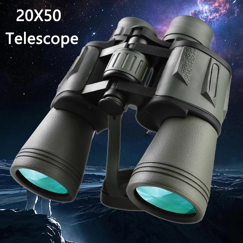 Eyepiece 20x50 HD Zoom Binoculars BAK4 Prism Outdoor Travel