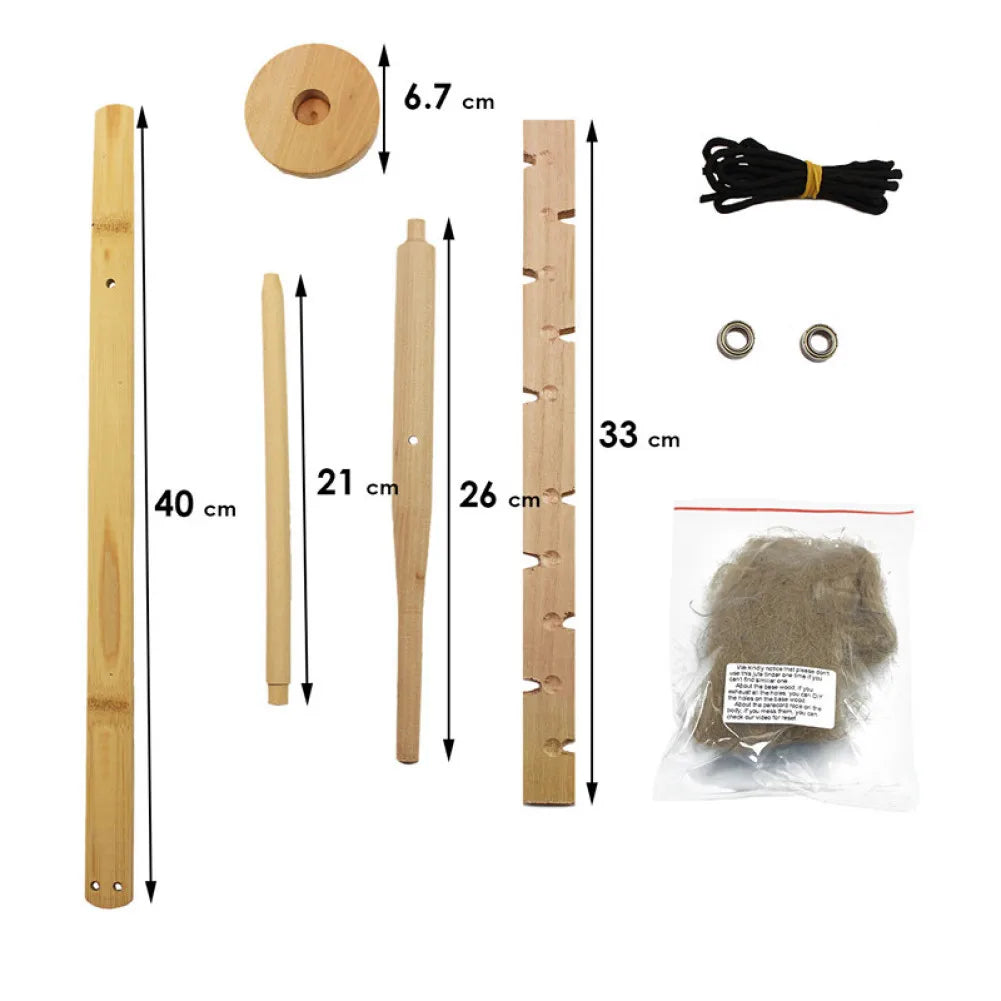 Hign-concerned Bow Drill Friction Fire Starter Kit for Survival