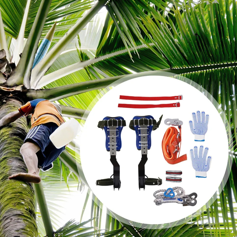 Hign-concerned Tree Climbing Spikes With Safety Guard 330lbs