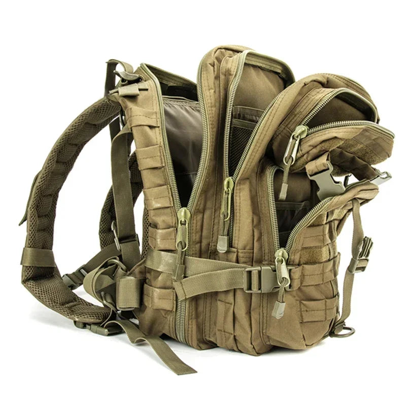 LQARMY Molle Tactical Backpack Rucksack For Hiking Camping Travel