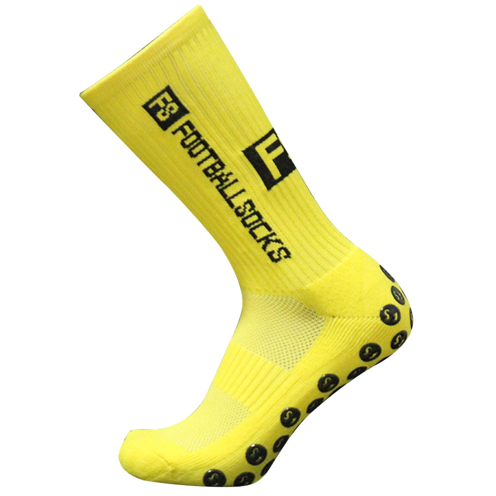 Unisex Non Slip Soccer Socks With Silicone Suction Grips