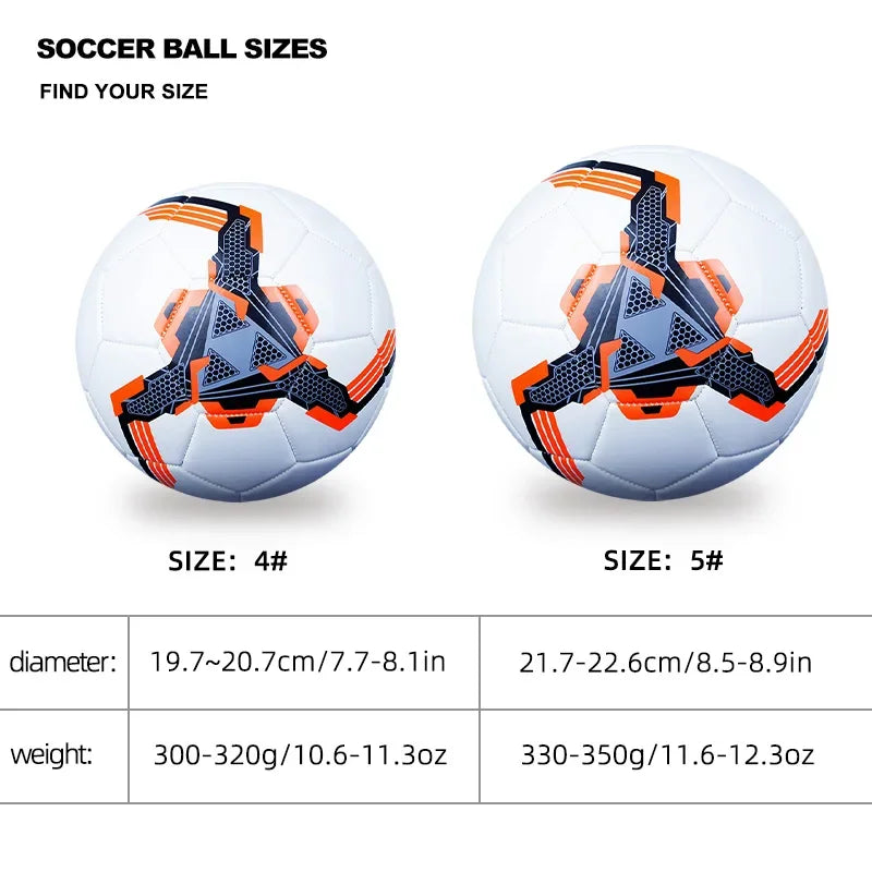 YUNCU Soccer Ball Wear Resistant Soft Football For Training