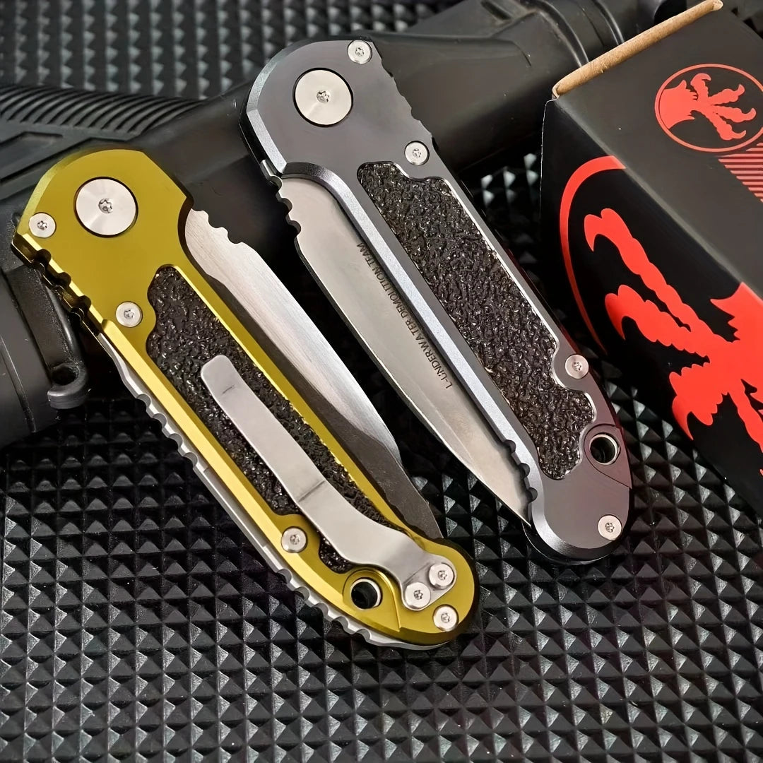 LUDT Gen III Quick-Open Pocket Folding Knife Outdoor Camping Knife Multi-Purpose EDC Tool for Survival Fishing Everyday Carry