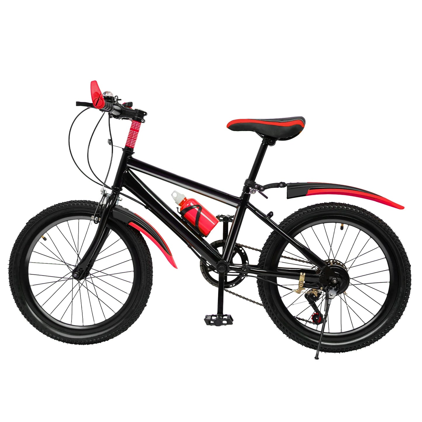 20In 7 Speeds Mountain Bike Adjustable Height Kids Bicycle for Boys, Girls Suit for 130-150cm