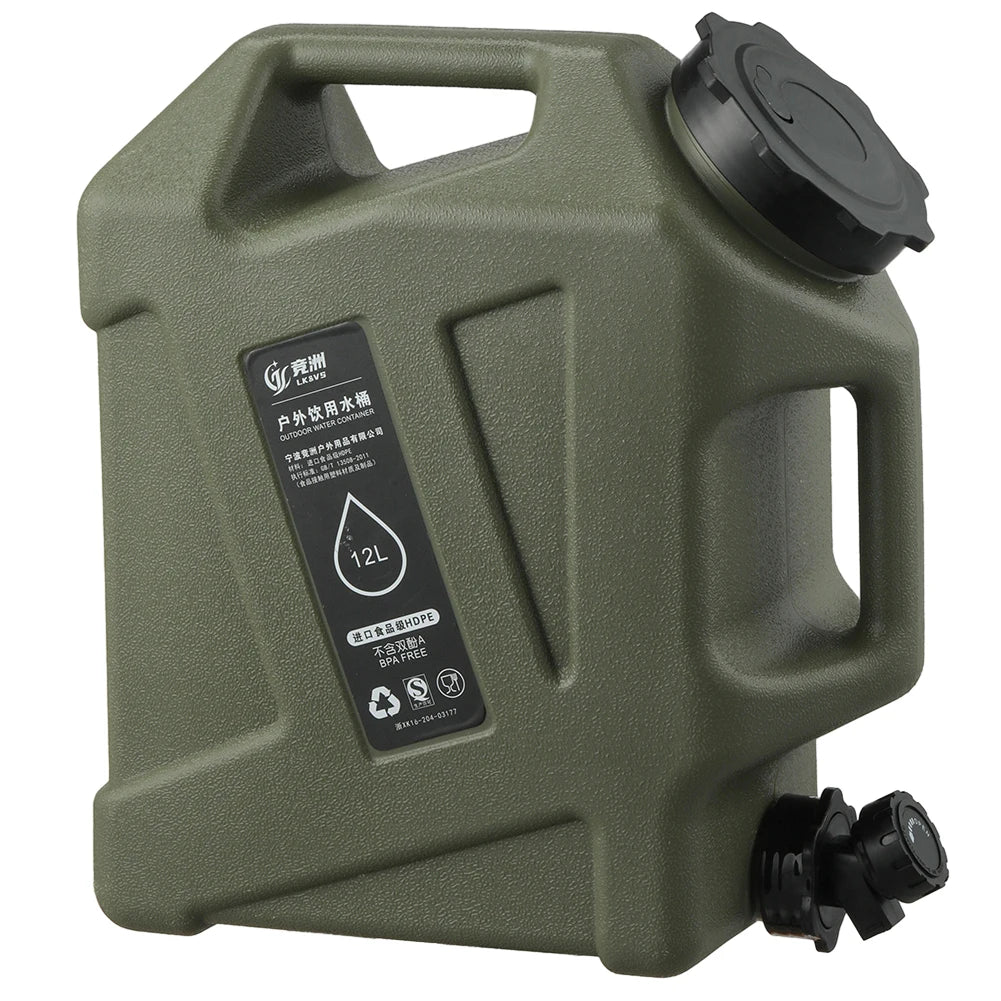 Camping Water Container No Leakage BPA Free Water Tank for Hiking