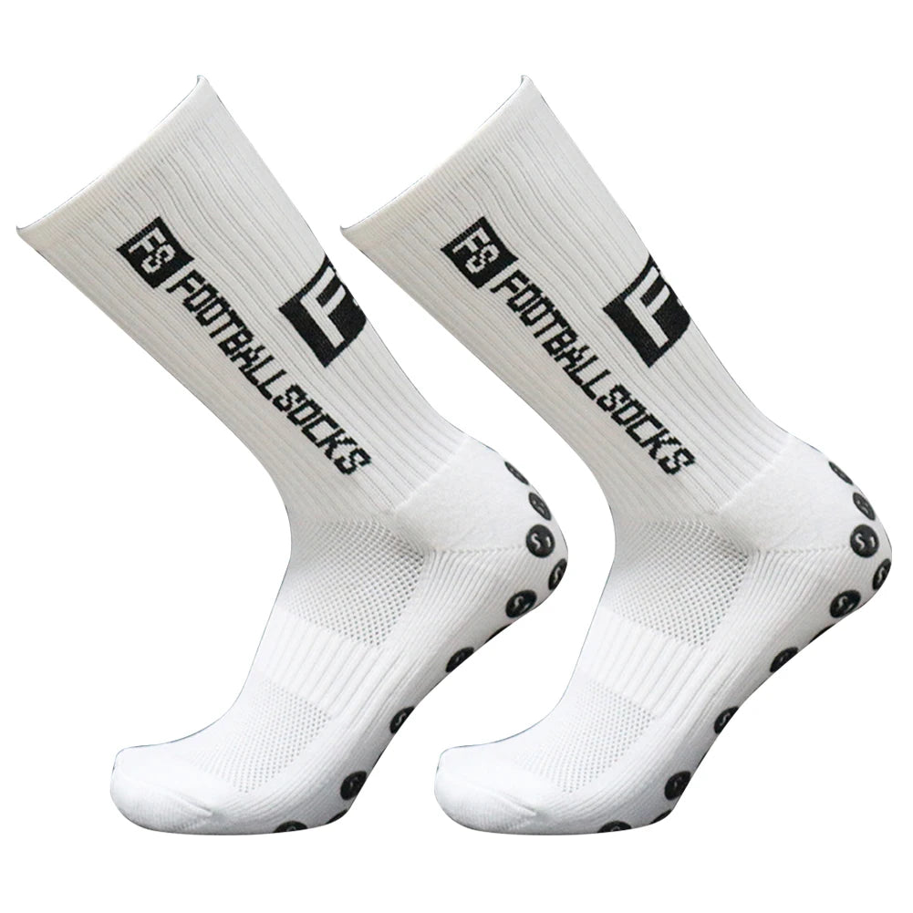 Unisex Non Slip Soccer Socks With Silicone Suction Grips