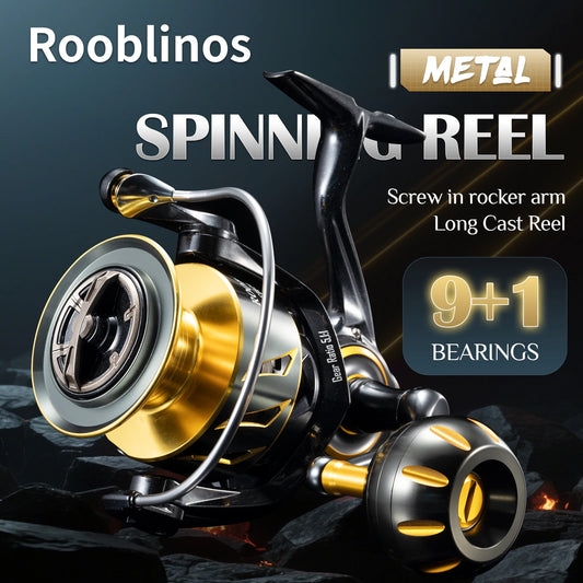 Rooblinos SW Spinning Ultralight Saltwater Surf Fishing Reel