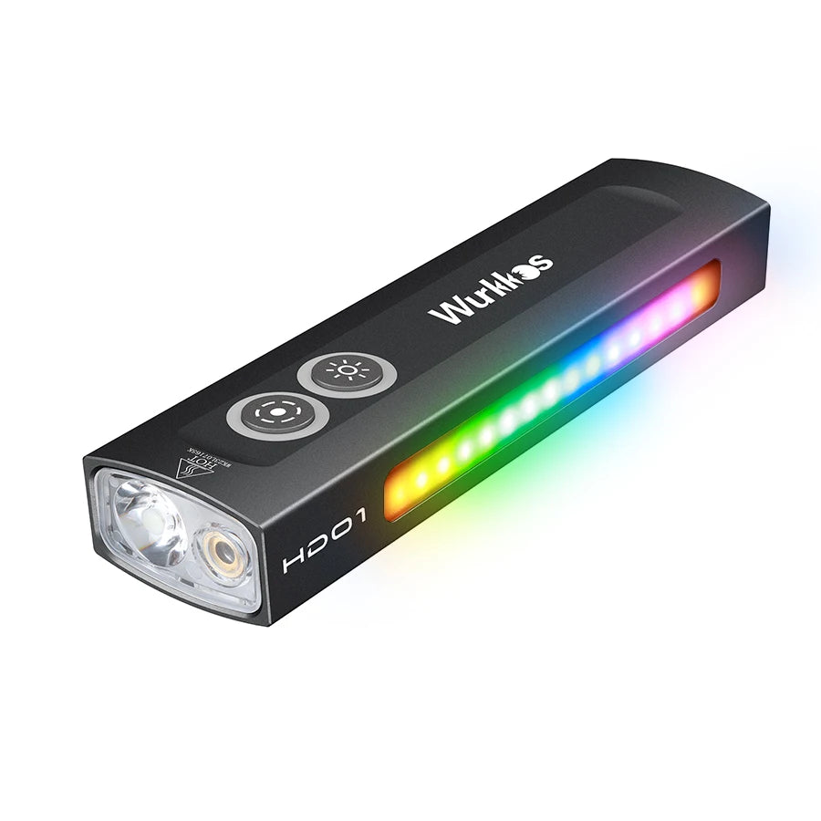 Wurkkos HD01 1200 Lumen Rechargeable Flashlight With RGB