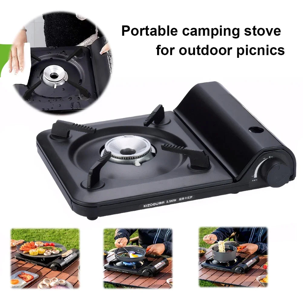 None Portable Gas Stove With Automatic Ignition For Camping